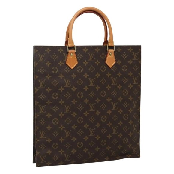 LOUIS VUITTON Monogram Sac Plat Hand Bag - Picture 1 of 16